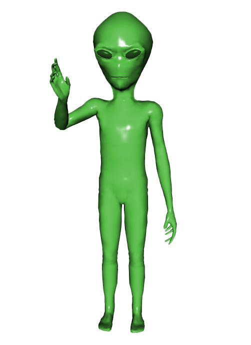 Green Alien Png