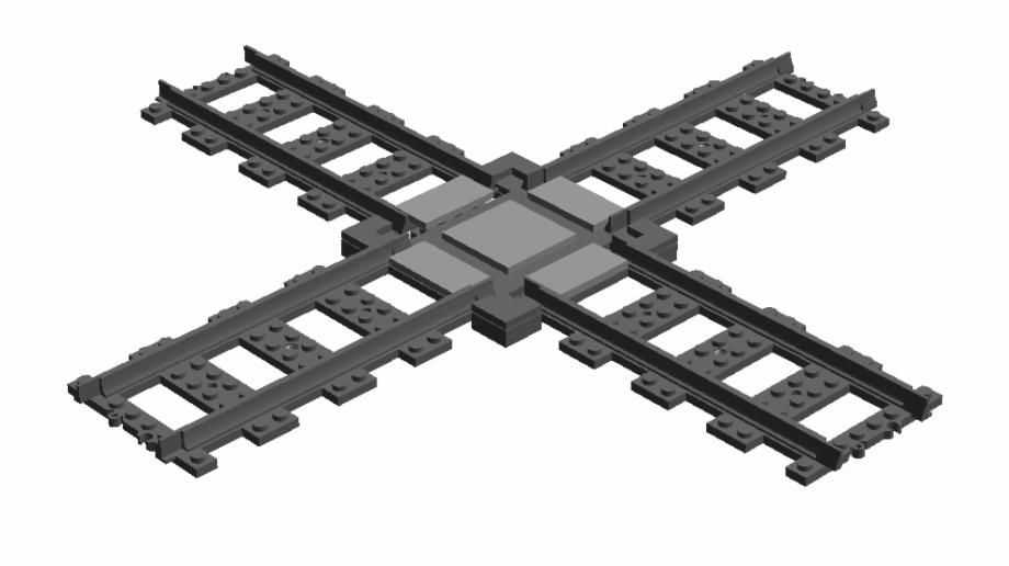 Railroad Tracks Png Clipart Background Lego City Level