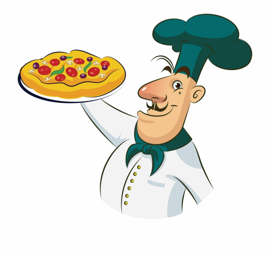 pizza chef vector png
