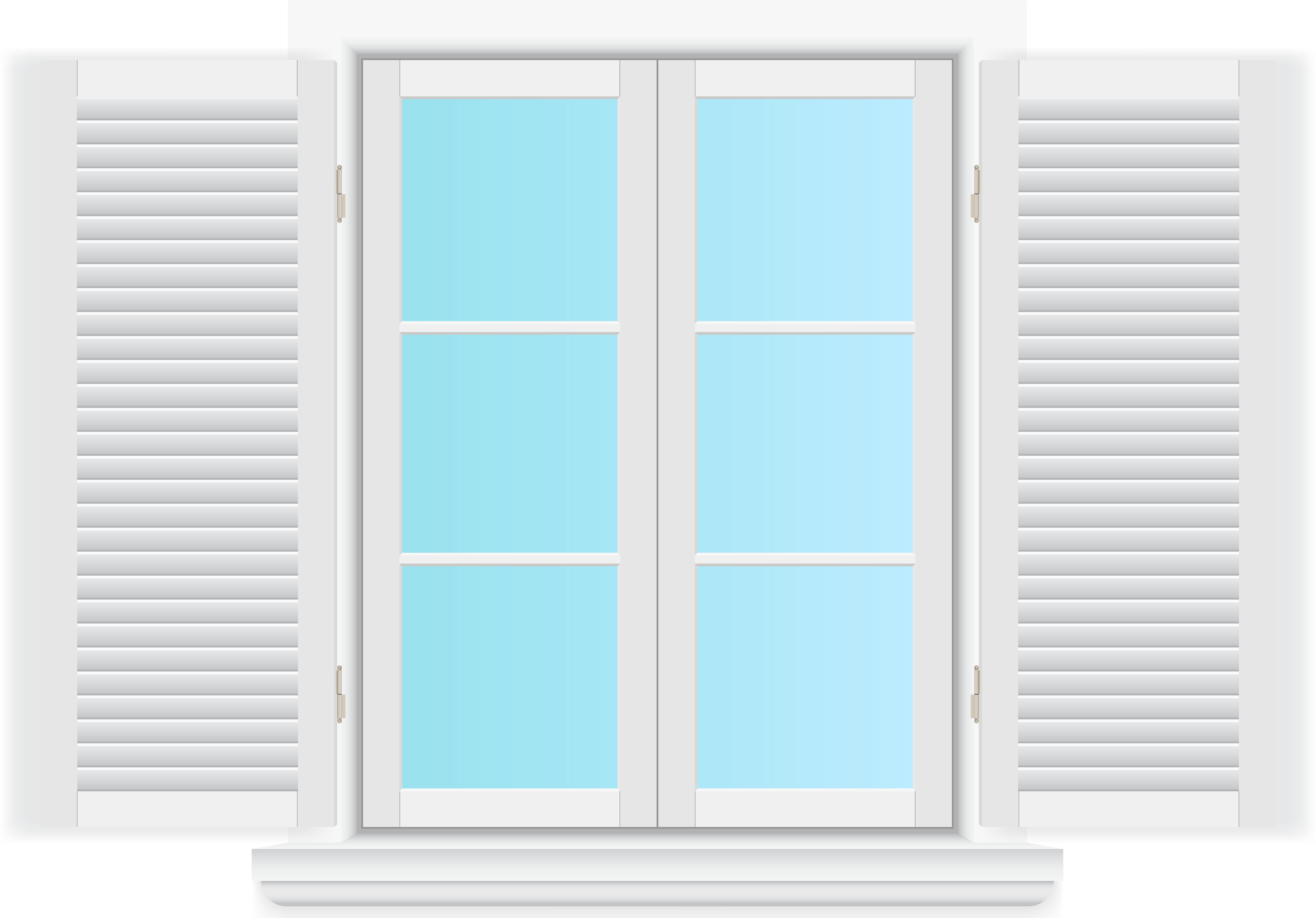 Window With Shutters Png Clip Art Window With