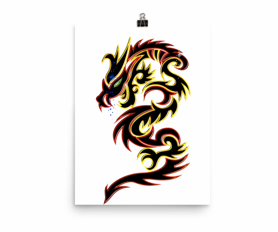 Tattoo Tribal Dragon Poster Tattoo Edits