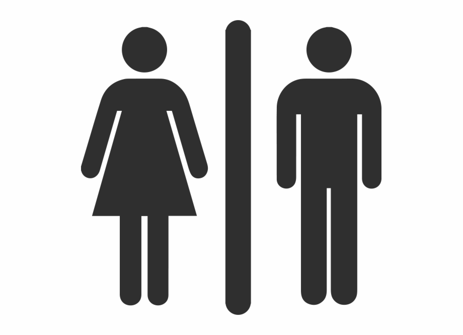 Public Toilets Unisex Bathroom Sign