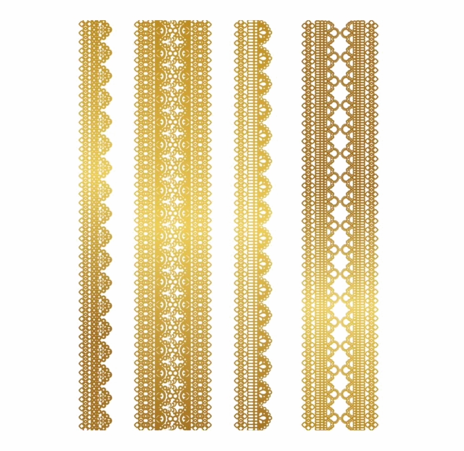 Gold Lace Png Pic Gold Vector Lace Pattern