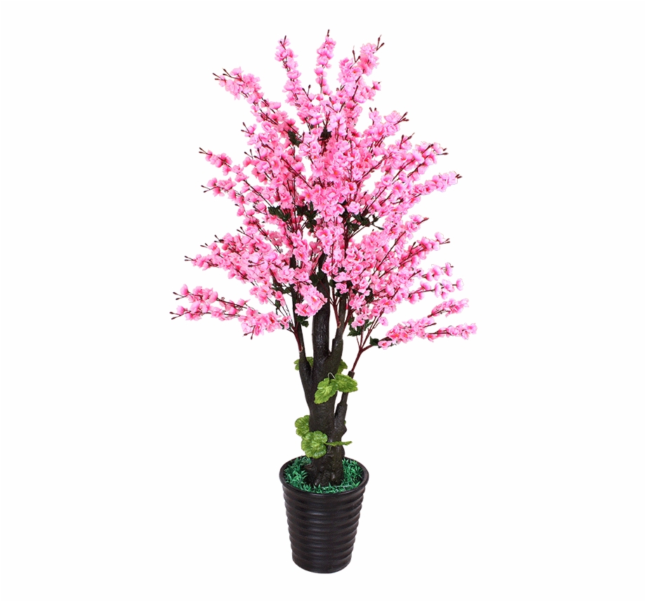Artificial Flower Type Peach Blossom Flowers Tree Png