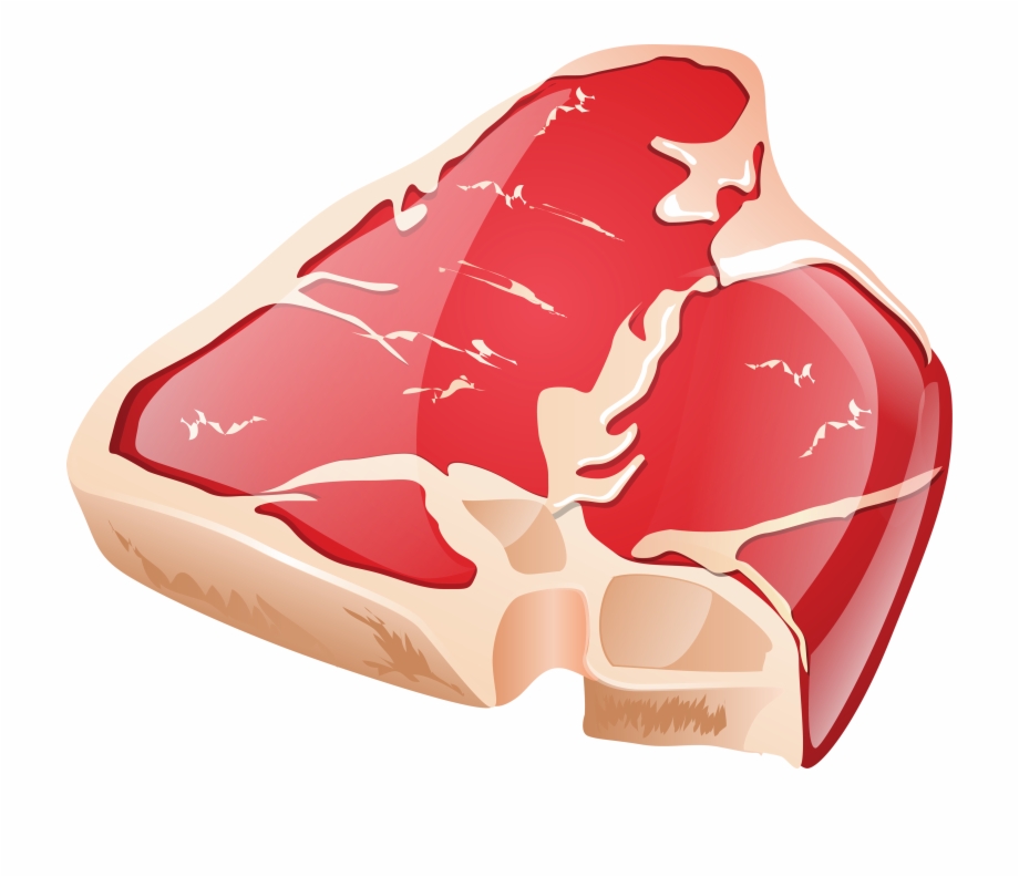 Eating Steak Cliparts Raw Meat Clipart Png - Clip Art Library