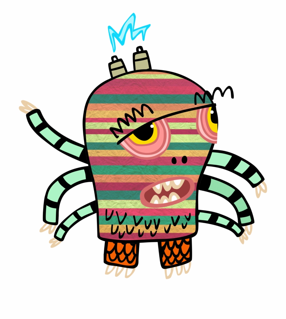 Monster Clip Art Kids Cartoon 1131843 Monster Vector