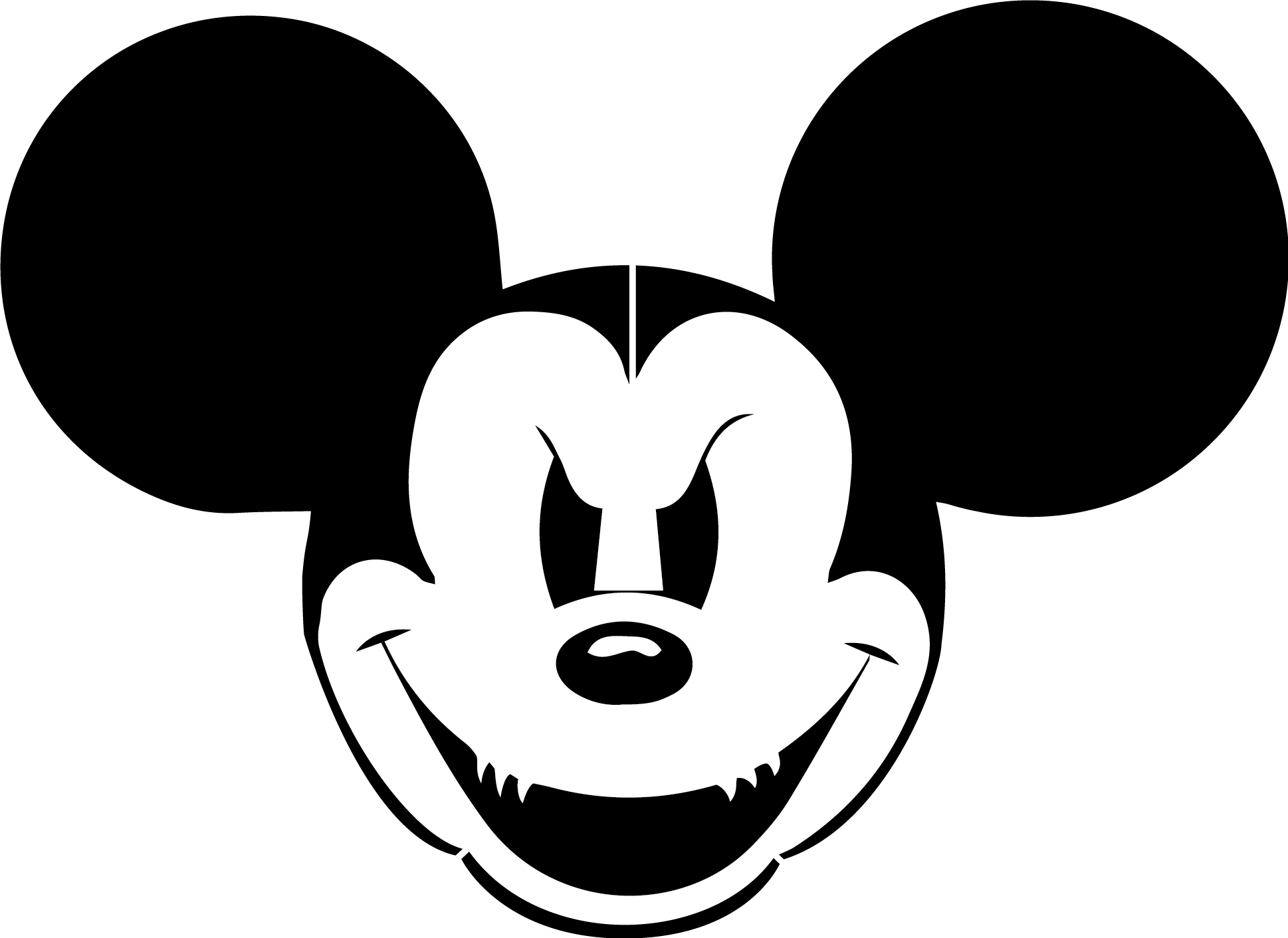 Mickey Face Png