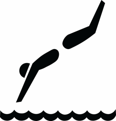 Swimming Silhouette Png