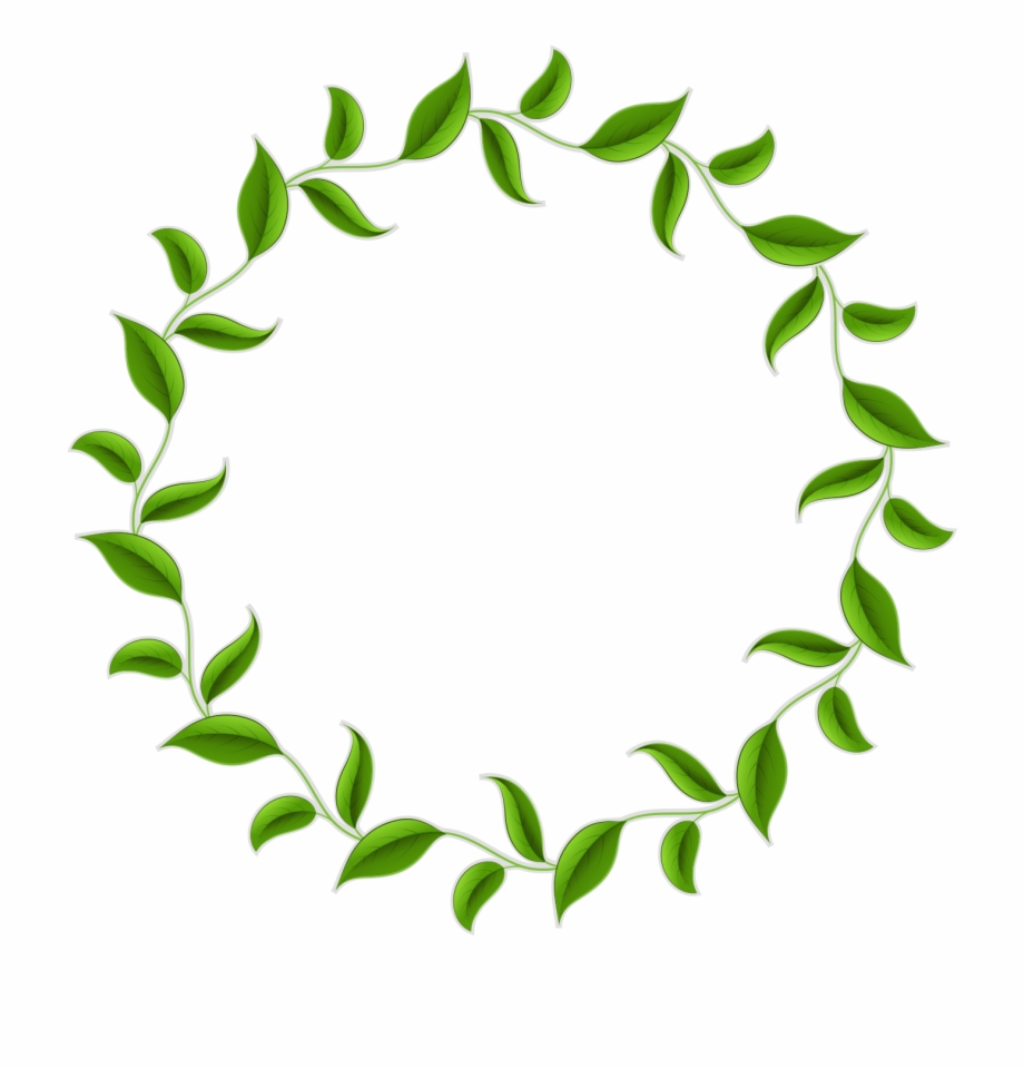 Leaves Circle Border Png