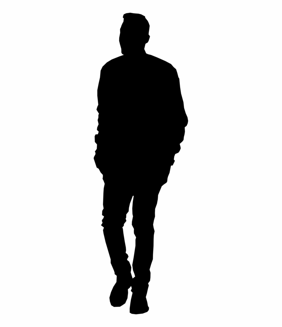 human silhouette transparent background
