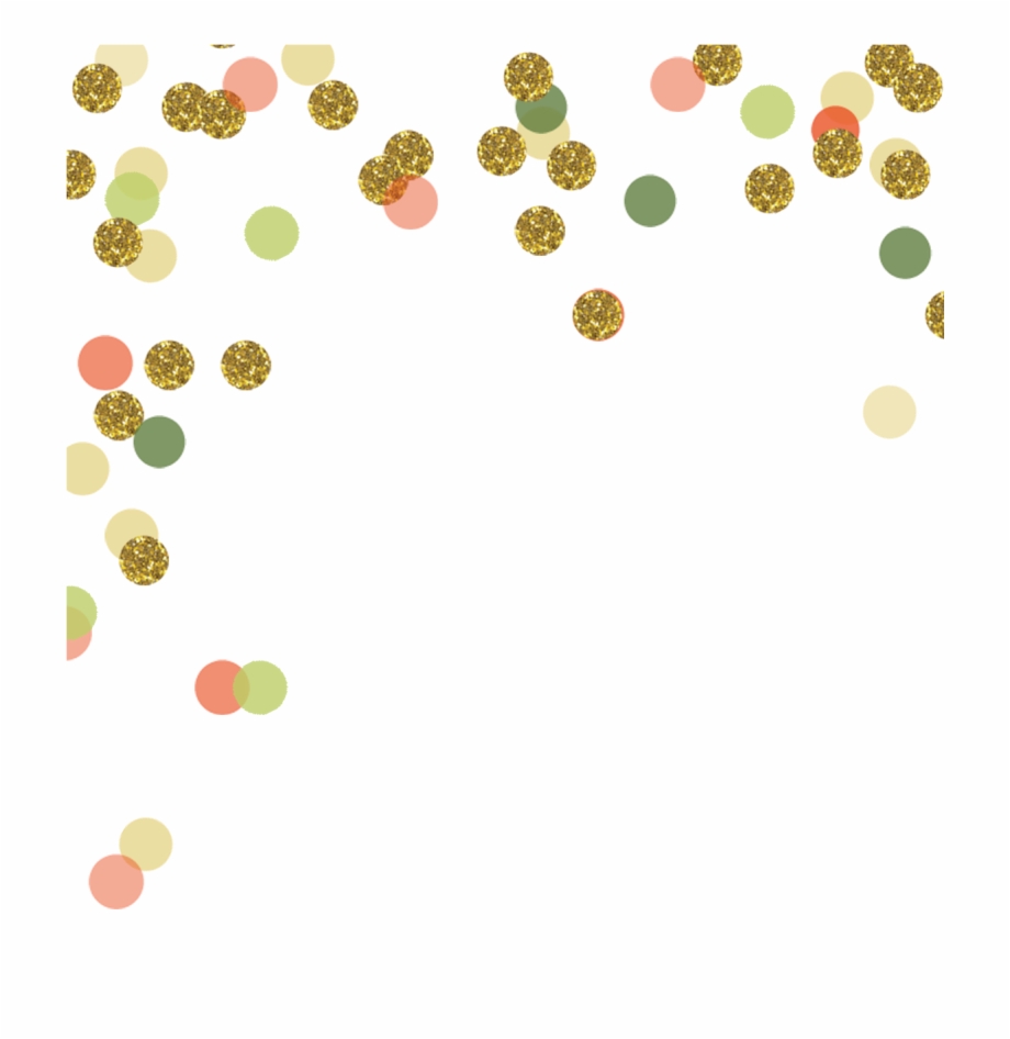 Gold Pink And Gold Dots Png