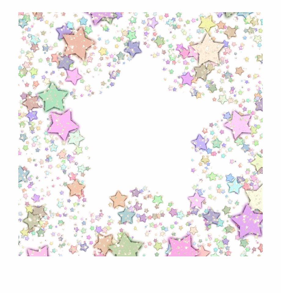 Star Frame Glitter Confetti 1571552