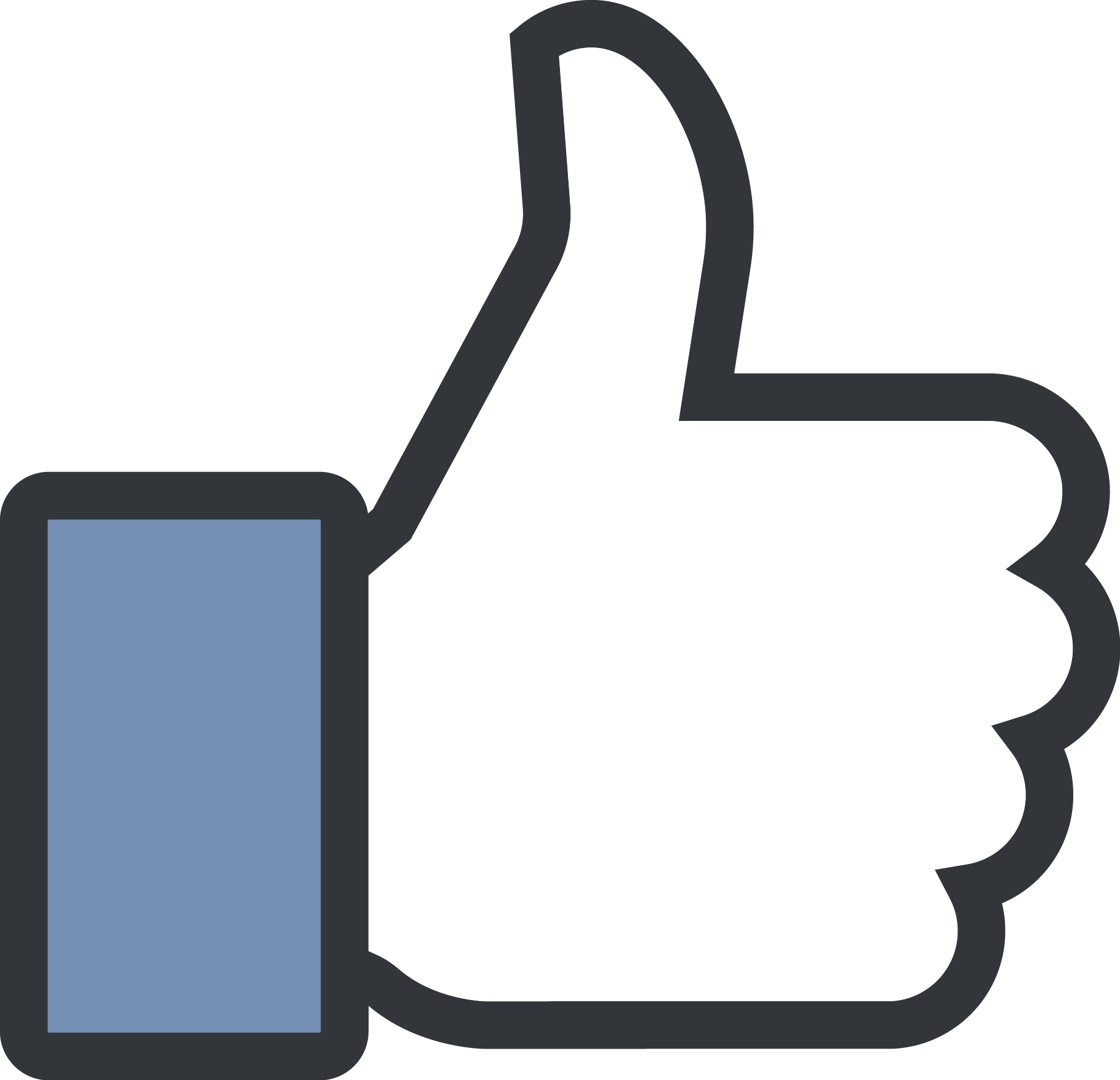 Facebook Thumb Up Icon Transparent Like Icon Png