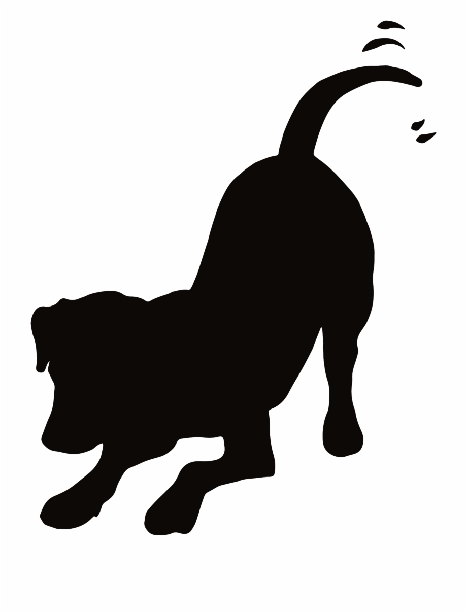 transparent background dog silhouette clipart
