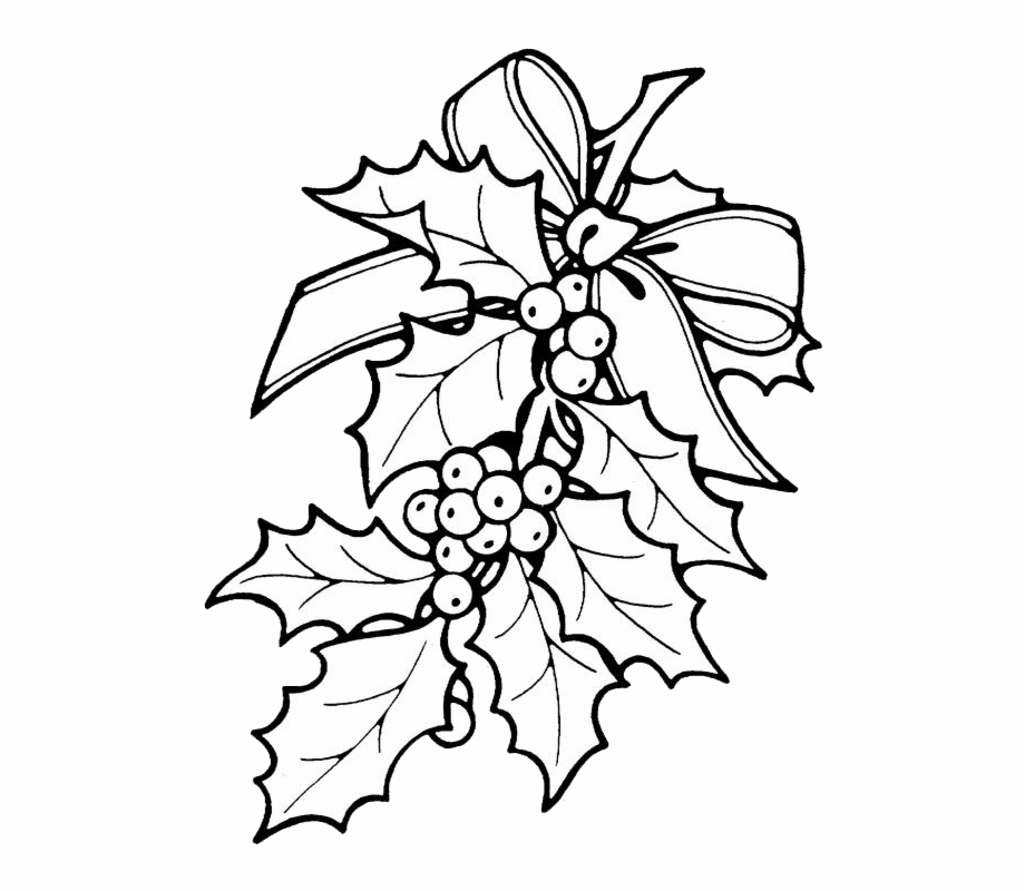 christmas poinsettia coloring pages
