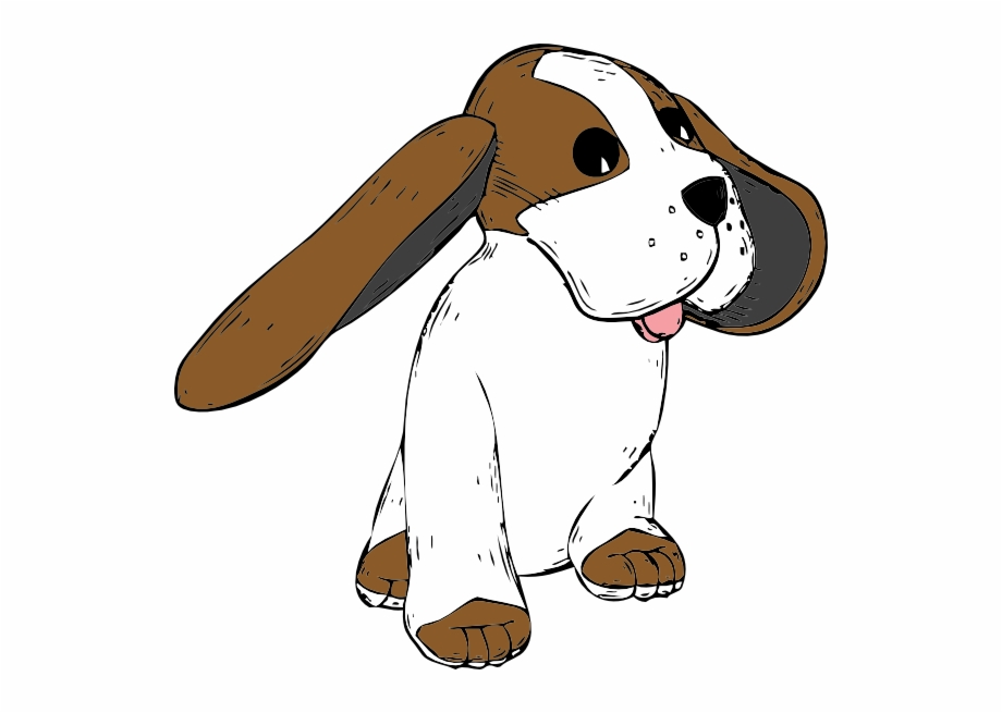 Big Earred Dog Clip Art At Clkercom Vector