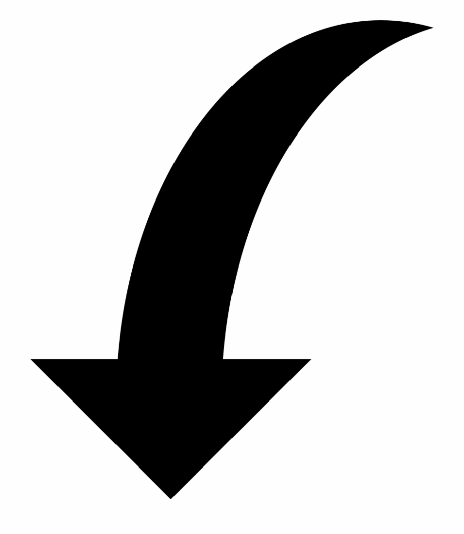 curved arrow vector art
