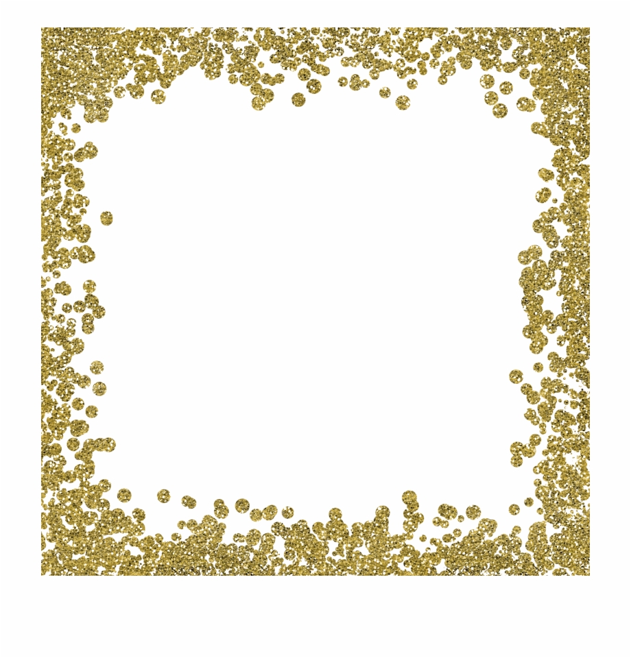 Gold Glitter Borders Png