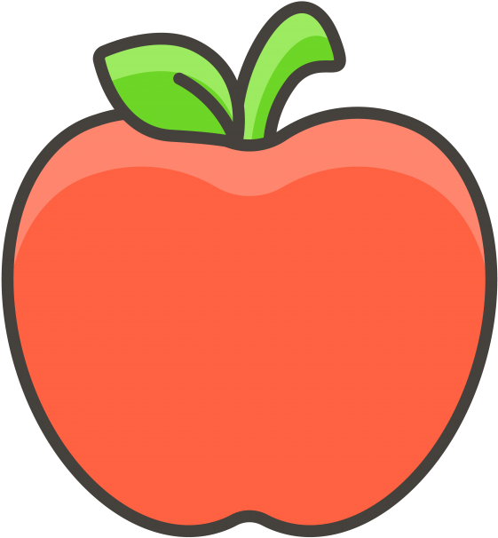 Red Apple Emoji Icon