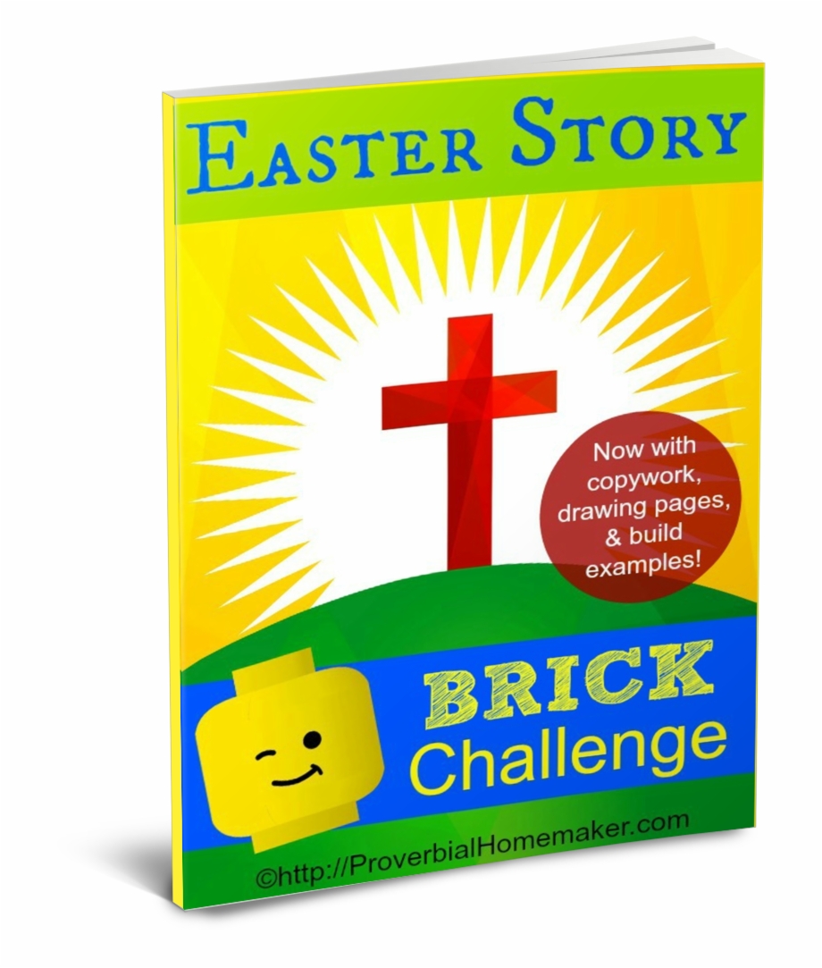 Easter Story Brick Challenge Learning Pack Cross