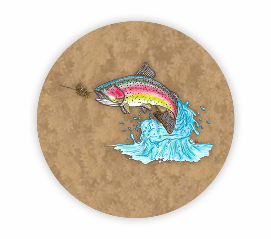 Rainbow Trout Jumping Popsocket Marlin