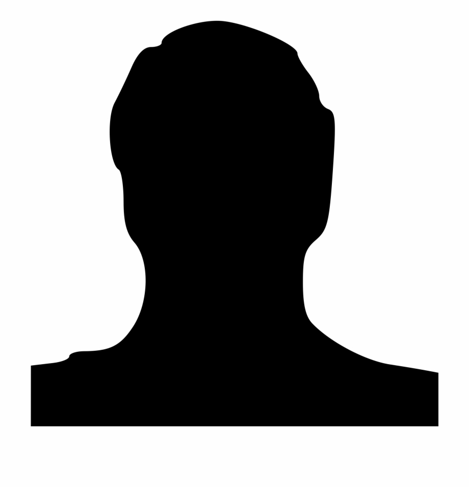 man silhouette png head
