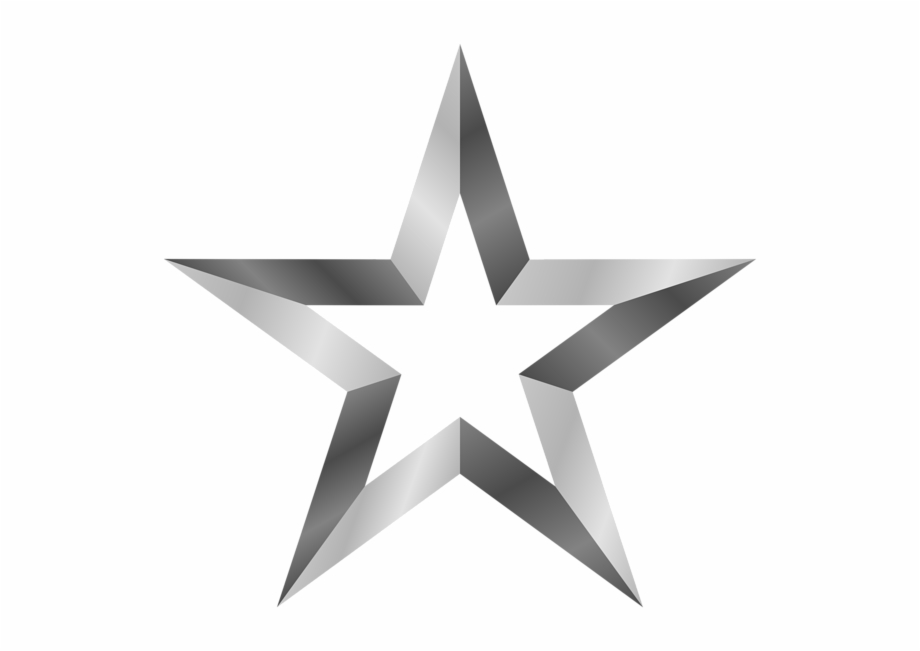Star Png Transparent Silver Star