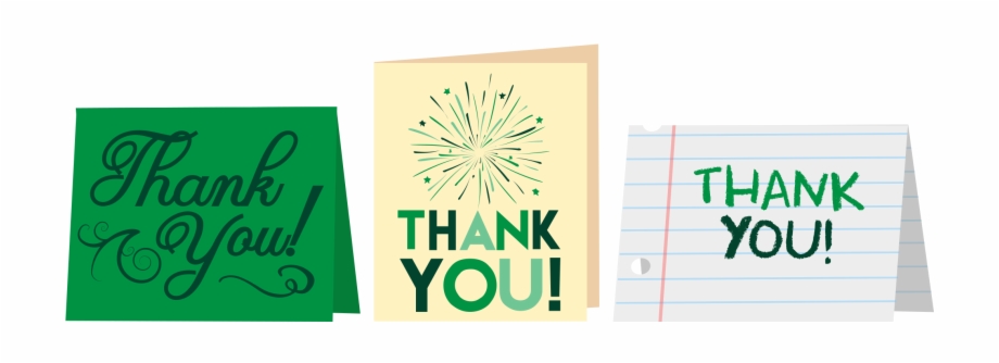 Thank You Note Png Graphic Design
