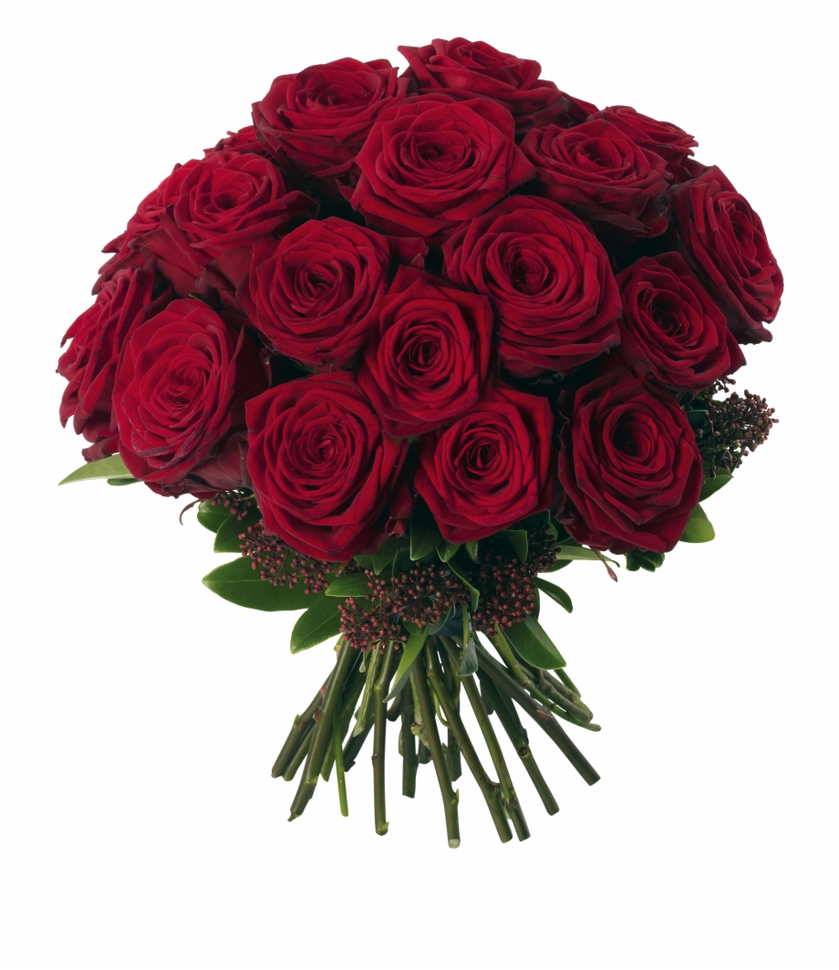 Svg Free Bouquet Transparent Red Rose Transparent Flower