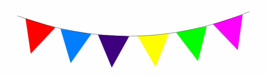 triangle flag clip art

