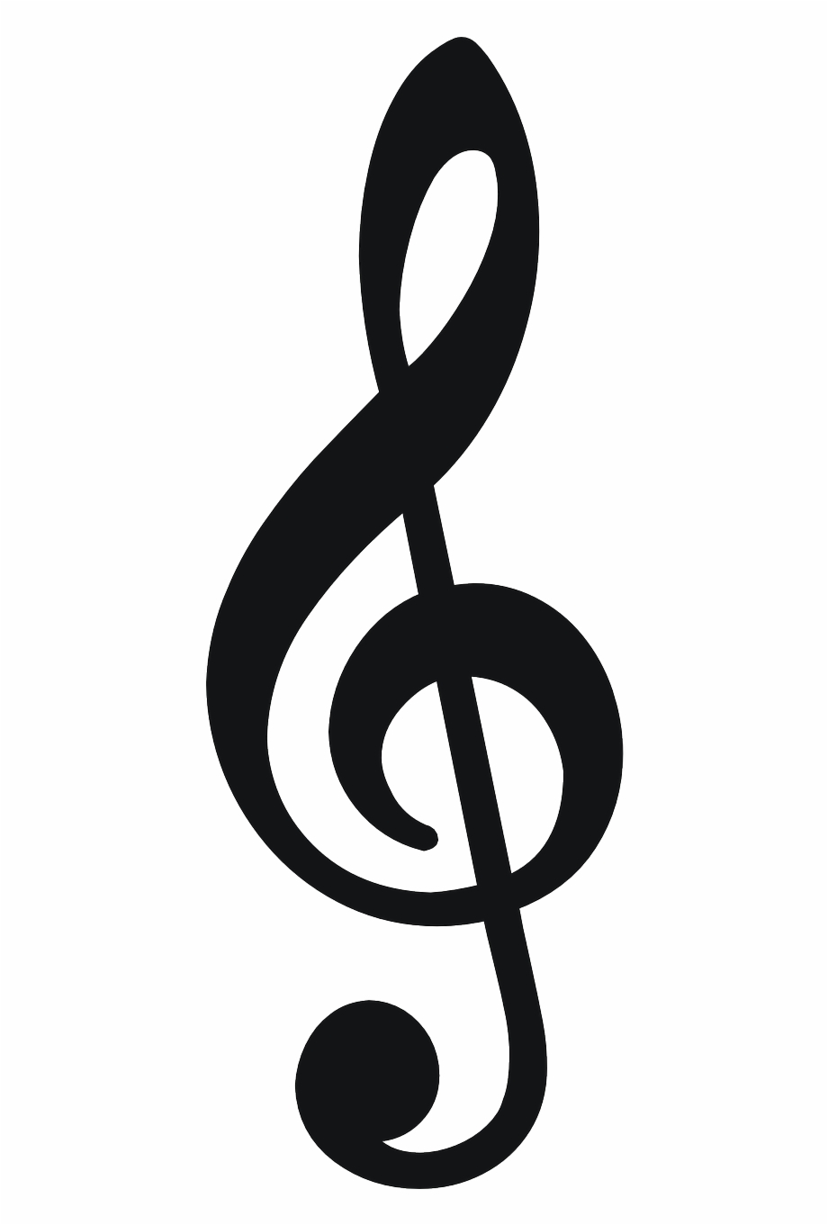 Musical Note Note Treble Key Png Image Red