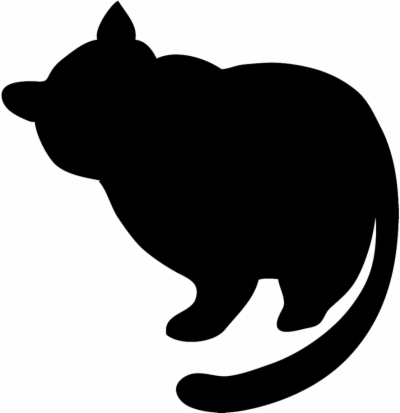 Black Cat Silhouette Png