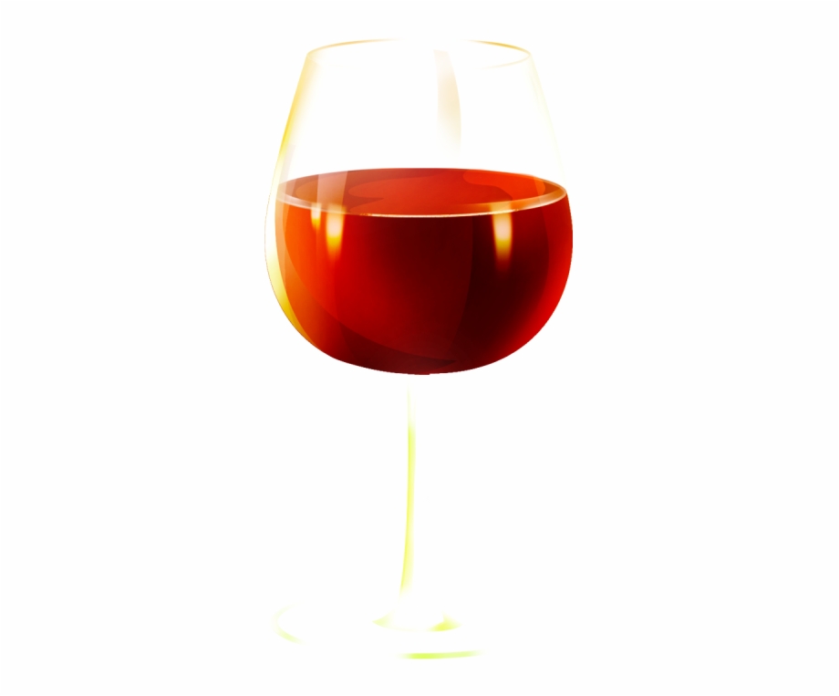 Glass Transparent Image Wine Glass