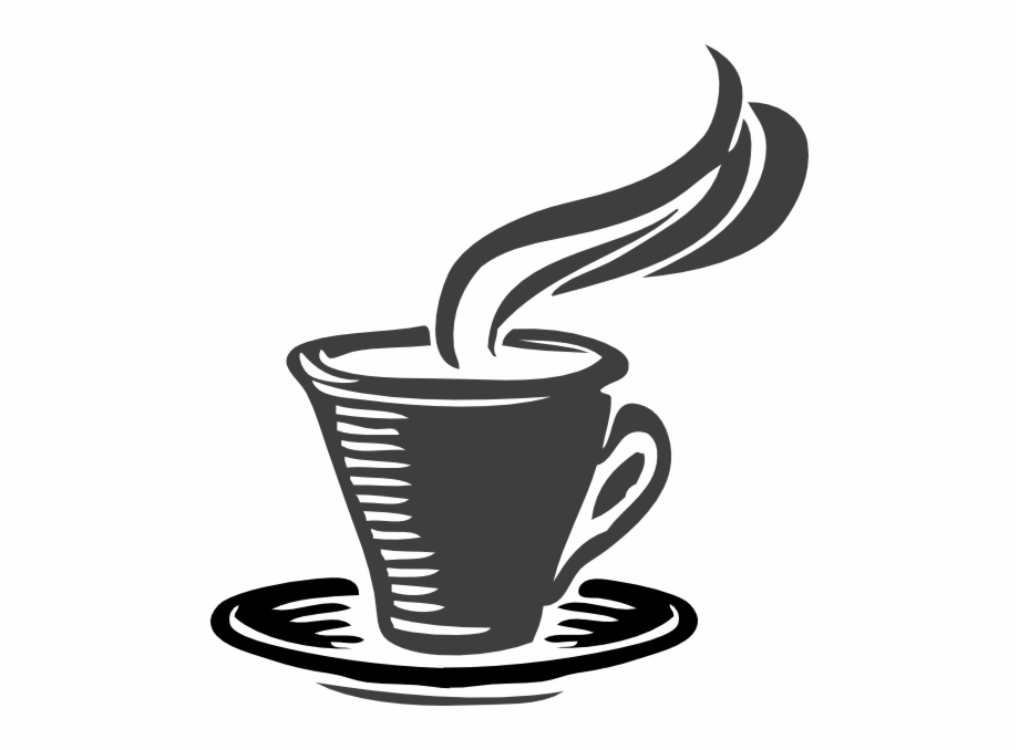 Coffee Clipart Black And White