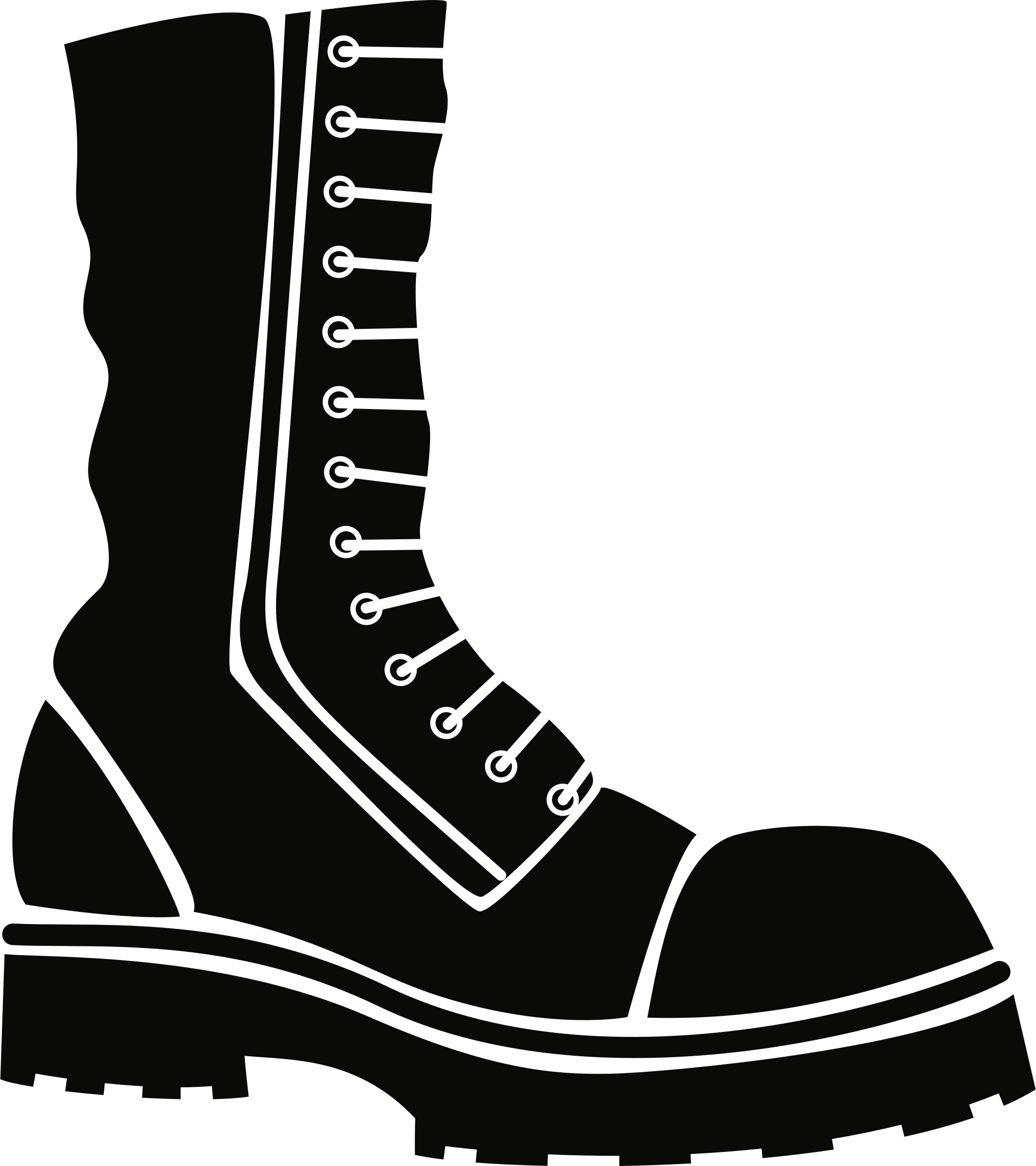 Clipart Work Boot Silhouette