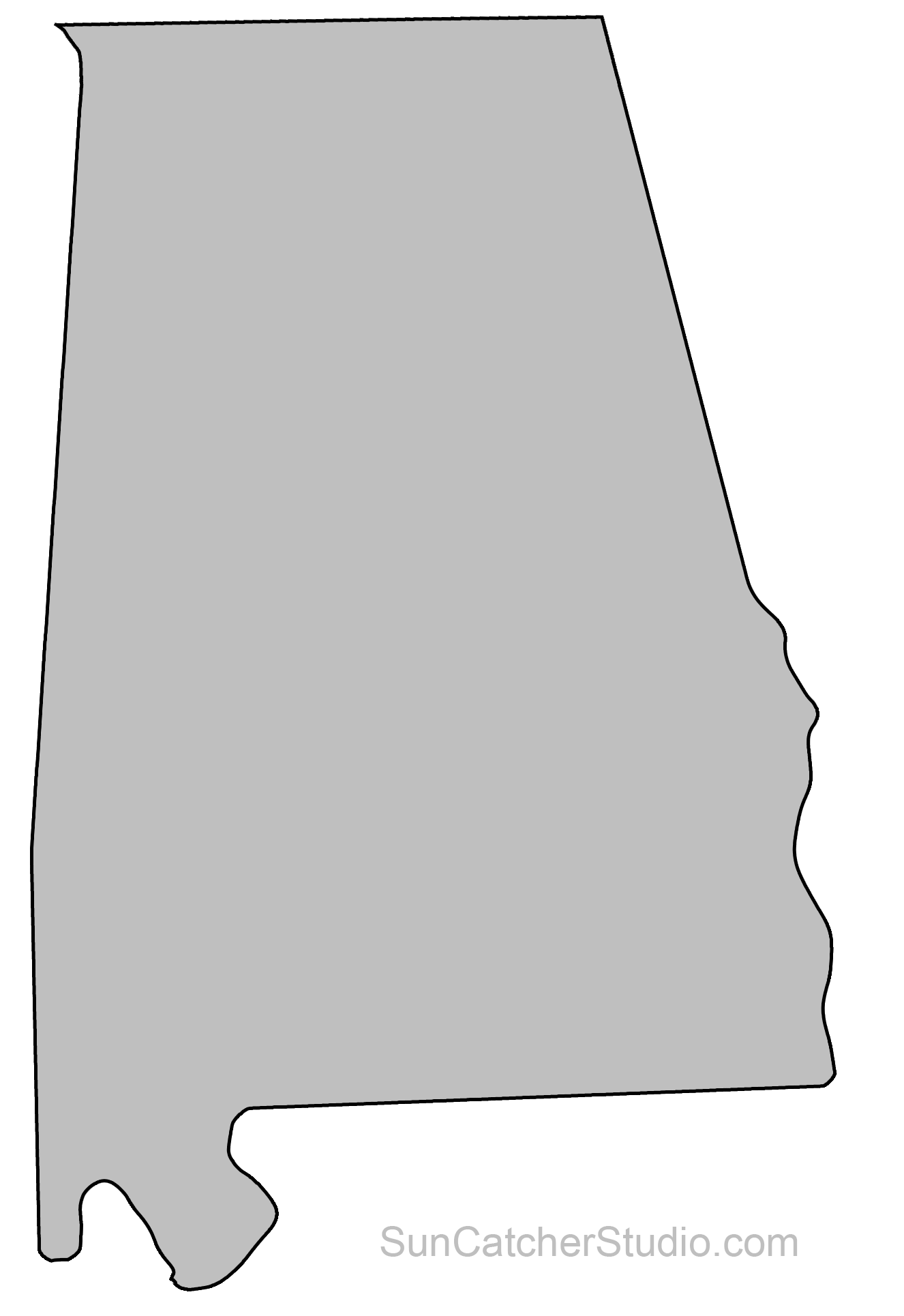 Alabama Outline Png