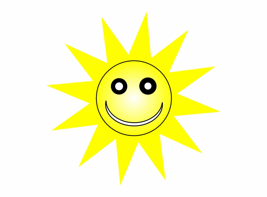 Happy Sun Smiley Happy Yellow Sun Clip Art