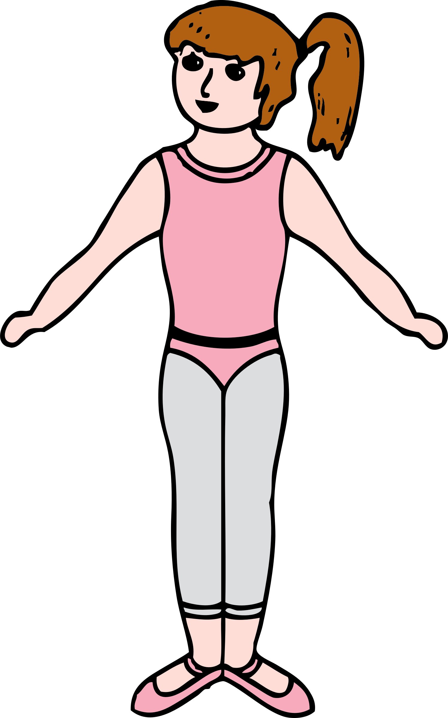 Free Body Clipart Black And White, Download Free Body Clipart Black And