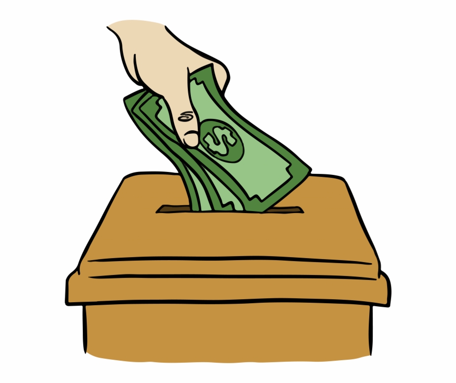 Addthis Donating Money Clipart