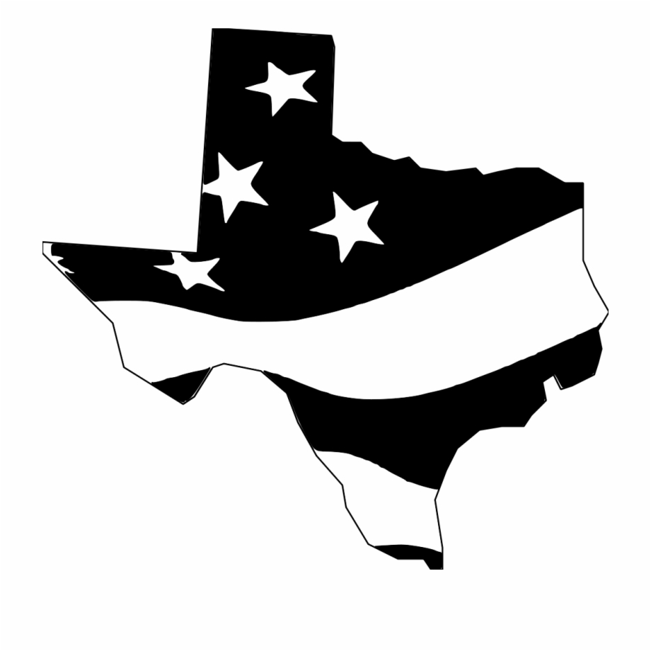 Texas Clipart File Texas Flag Clip Art Black