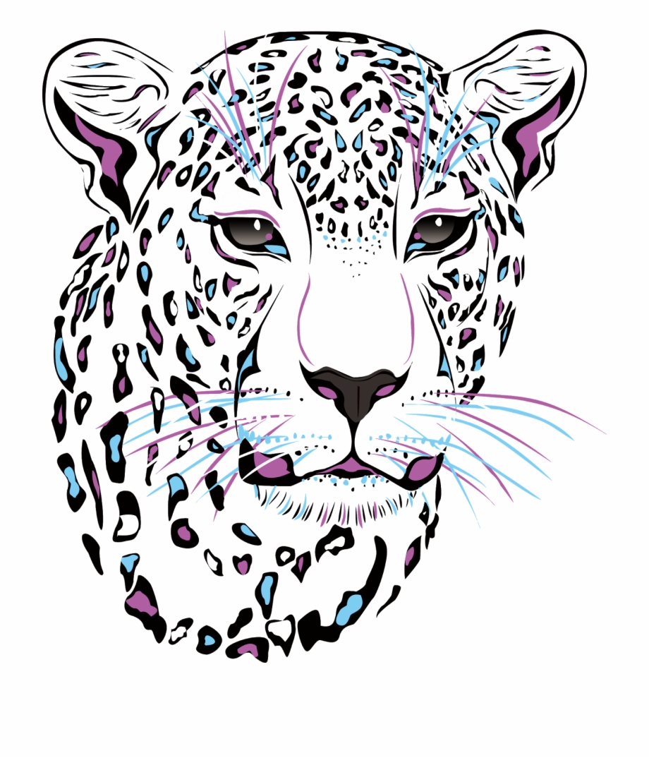 Tiger Png Vector Cheetah Line Drawing