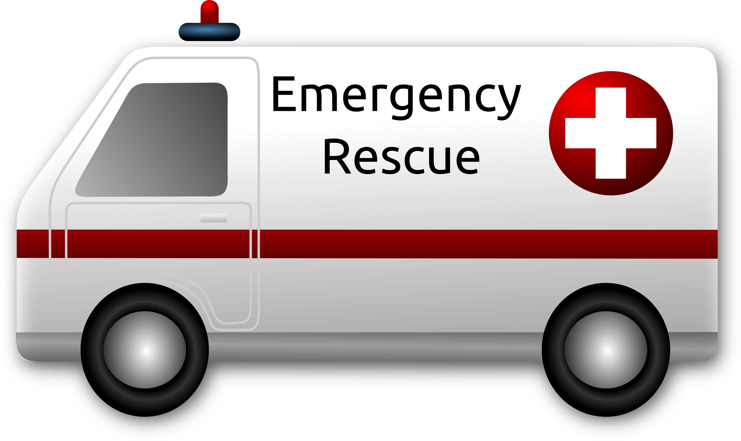 Clipart emergency rescue ambulance