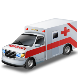 Ambulance clip art image 2