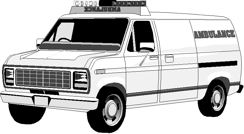 Ambulance clip art at clker vector image
