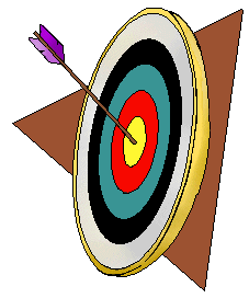 Archery clip art targets and arrows 2