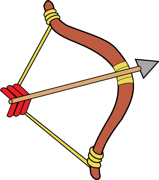 Archery hunting clipart