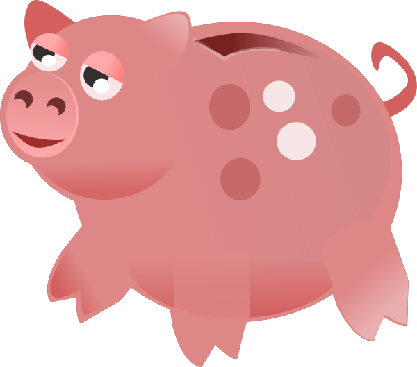Free piggy bank clipart the cliparts 3