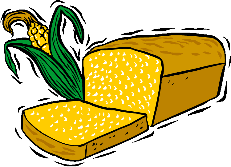Corn bread clipart