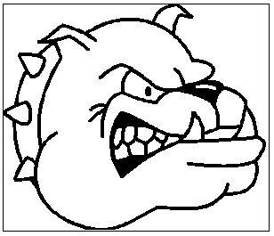 Bulldog clipart black and white free clipart images