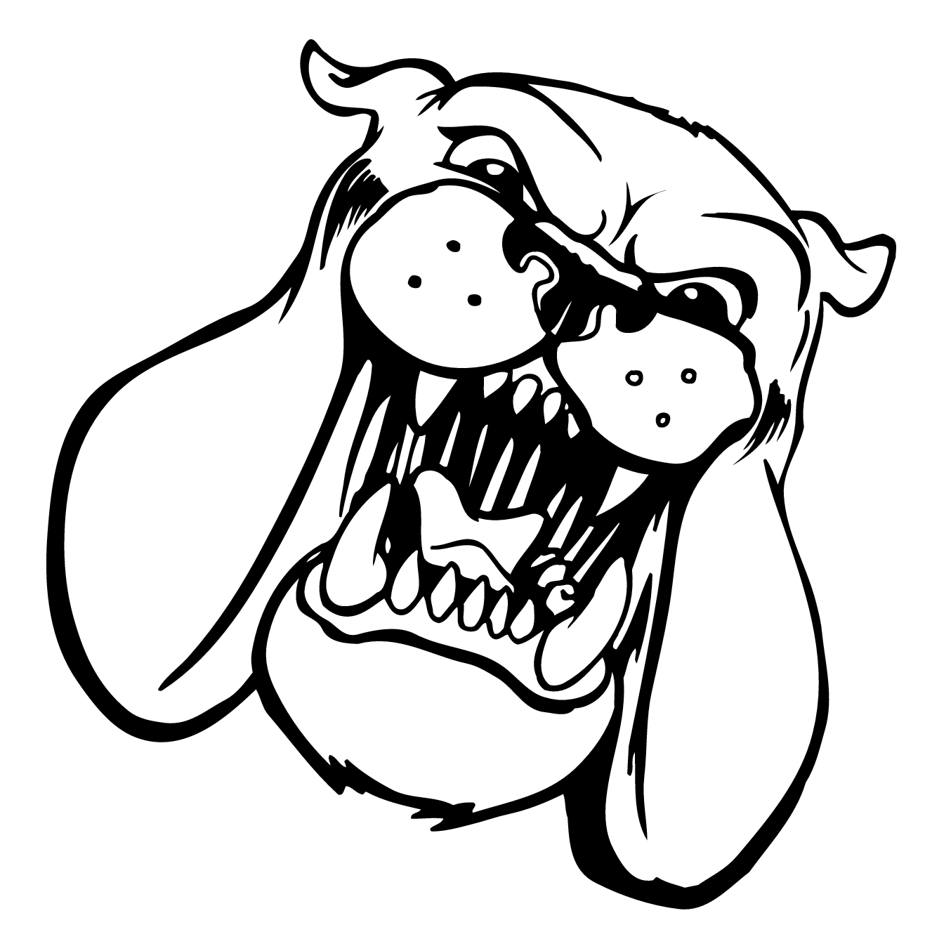 Bulldog clipart black and white free clipart images 2